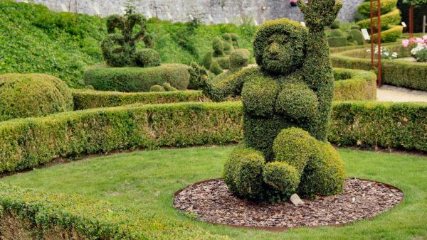 Parc des Topiaires gesnoeide buxusfiguren
